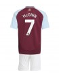 Aston Villa John McGinn #7 Domácí dres pro děti 2024-25 Krátký Rukáv (+ trenýrky)